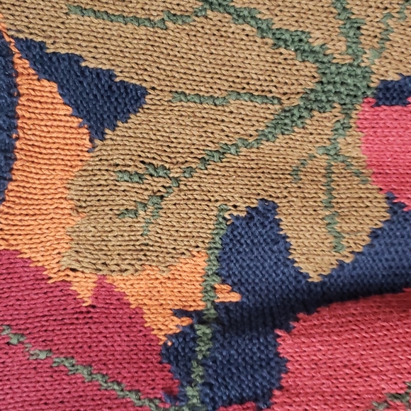 VINTAGE AUTUMN LEAF SWEATER - Picture 3 of 11